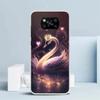 White Swan Grace Art Phone Case For Xiaomi Poco F7 Ultra X5 X6 X7 Pro M7 Redmi 15C 15 13C 13 12C 12 10C 10 10A 9 9C 9A 9T Cover
