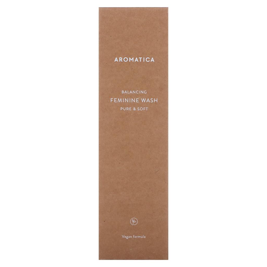 AROMATICA Pure & Soft Feminine Wash, 5.7 Fl Oz (170 Ml)