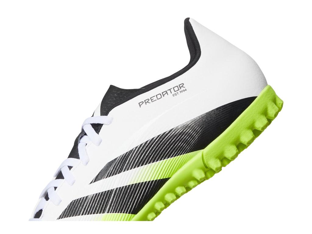 Adidas Predator Club TF NTM39 Futsal Footwear Lemon Size cm Shoes, White/Core Black/Lucid (JH8854), 28.0