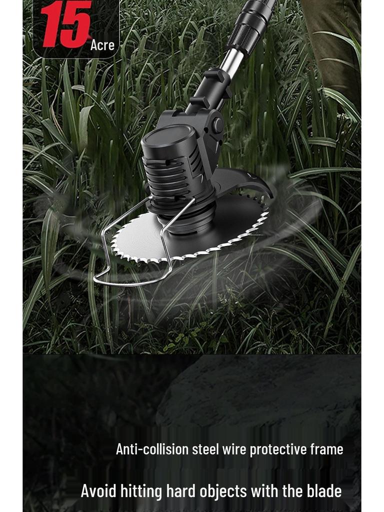 Аккумуляторная газонокосилка и ручной электрический триммер для травы