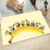 Minions Banana Party Carpet Rug Soft Washable Antislip Home Living Room Sofa Mats Personalized Christmas Rug
