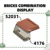 28 шт./лот 52031 4 точки Чехол для автомобиля Строительный блок Инструмент Moc Аксессуары Совместим с Brick Наборы для игры для детей Подарочная опция Коробка