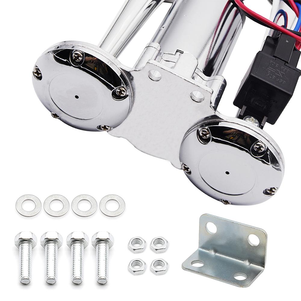 100% 12v Dual Trumpets Speaker 150db Car Electric Loud Horn Air Horn Siren Truck Boat Train Speaker For Car