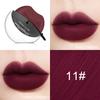 Zipped Lip Lipstick Lazy Lip Shape Lipstick Does Not Fade Mist Face Makeup Matte Velvet Lipstick Big Red Lipstick