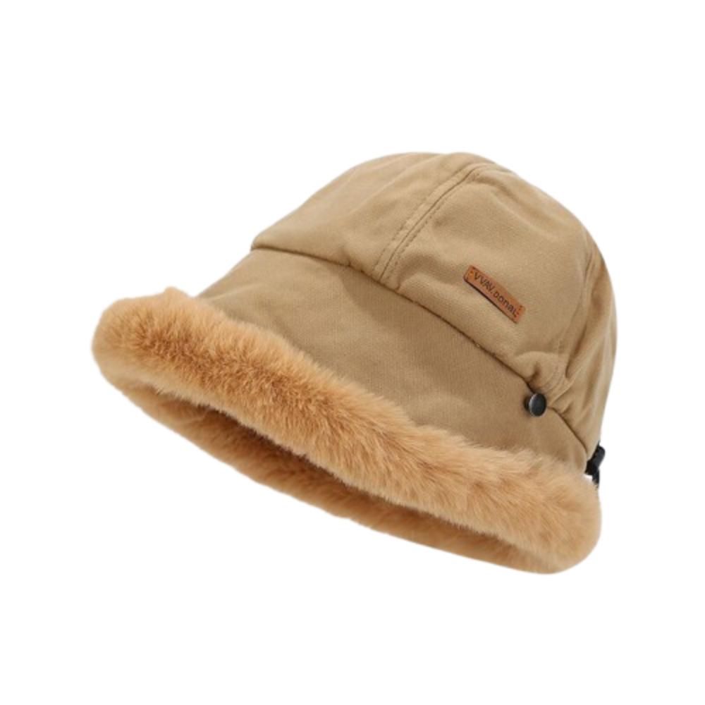 Меховая панама с широкими полями, теплая зимняя шляпа рыбака, винтажная панама с бархатом и креплением на голову для отдыха на природе