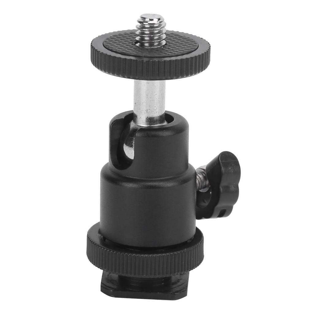Мини шаровая головка с винтами 1/4 дюйма 90 градусов Вертикальная съемка Портативная металлическая шаровая головка