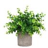 Eucalyptus Artificial Plants Bonsai Small Tree Pot Fake Plant Flowers Potted Ornaments For Home Room Table Pulp Pot Garden Decor
