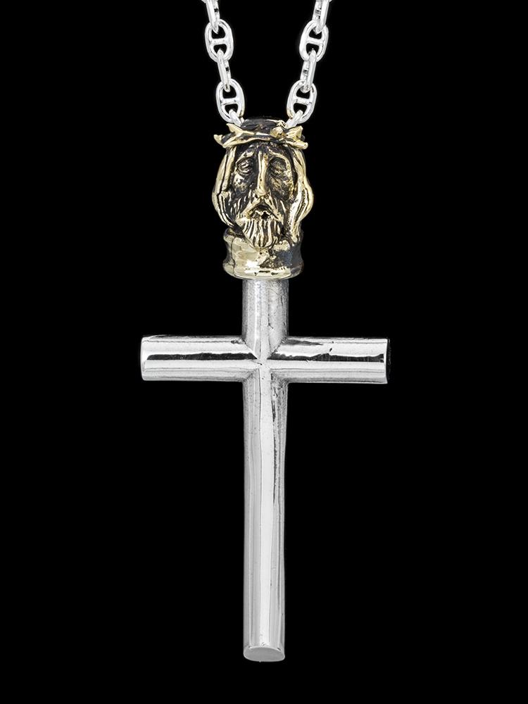 King Kroach Jesus Head Kross Pendant