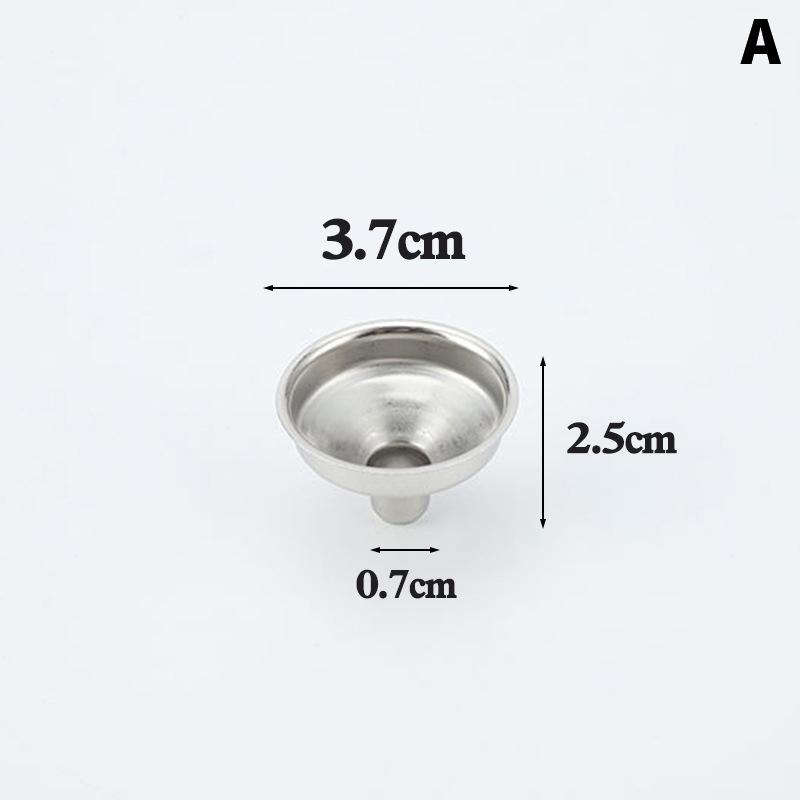 1Pc Funnel Stainless Steel Portable Mini Small Mouth Funnels Bar Wine Flask CLE