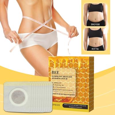 Набор из 10 пластырей для коррекции фигуры, пластырей для пупка, медовых пластырей для акупунктурных точек, пластырей для коррекции фигуры и пластырей для фитнеса