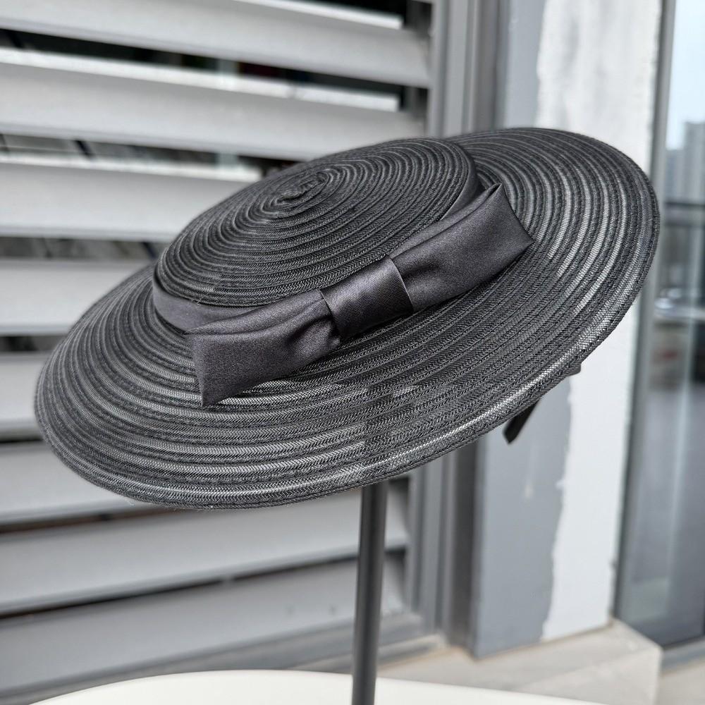 Elegant Wide Brim Fascinator Sun Protection Mesh Fascinator Fashion Kentucky Hat Women’s