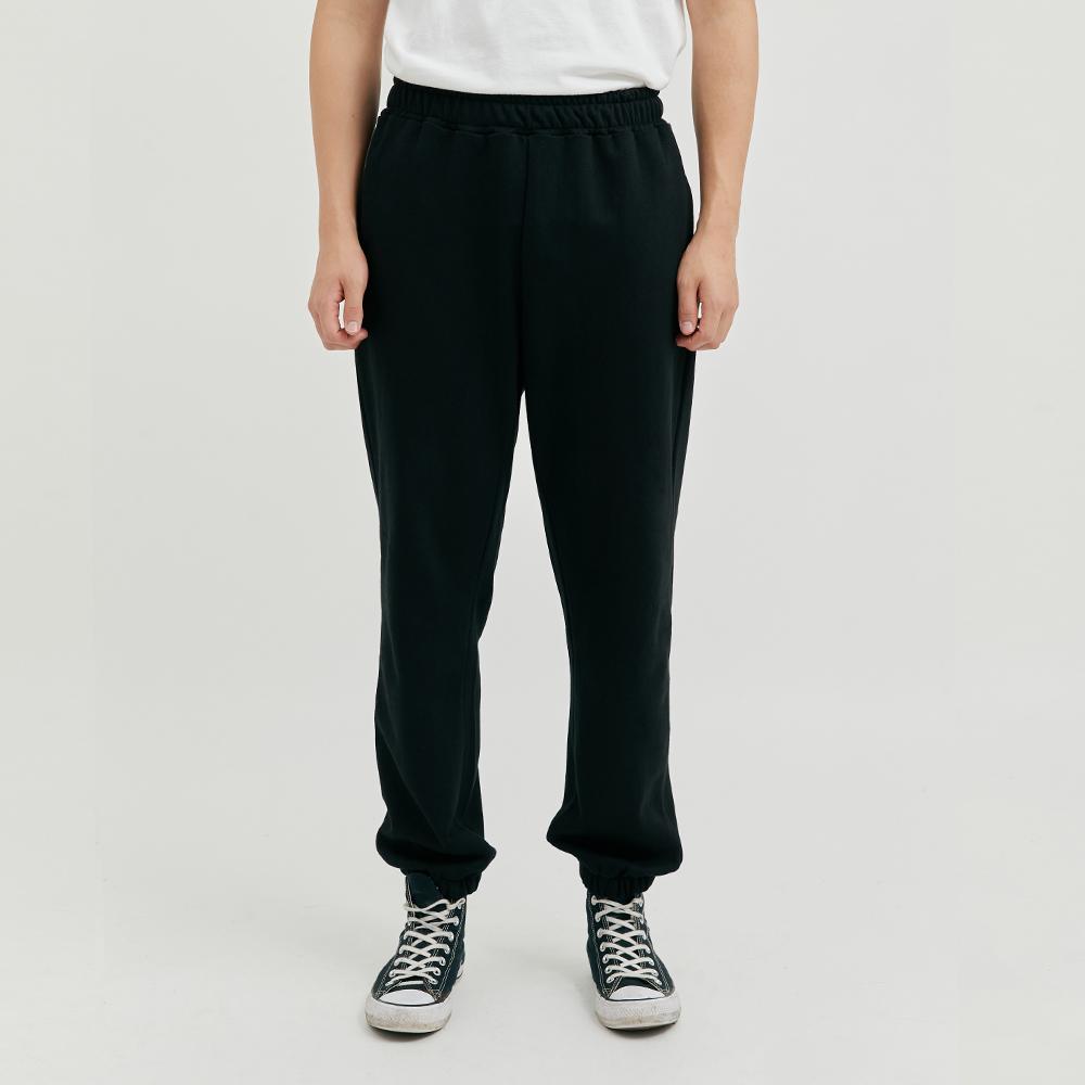 DEEP COLLECTIVE Unisex Basic Sweat Jogger Pants Black