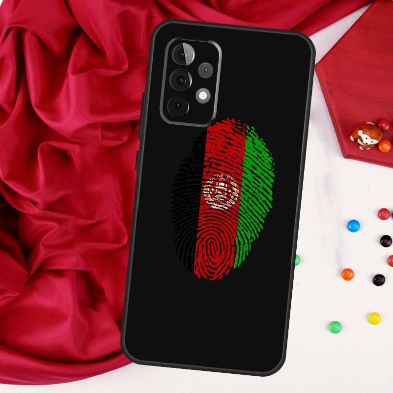 Афганский Афганистан Флаг Для Samsung Galaxy A26 A05 A06 A16 A54 A34 A14 A22 A32 A52 A55 A35 A15 A53 A13 A56 A36 Чехол