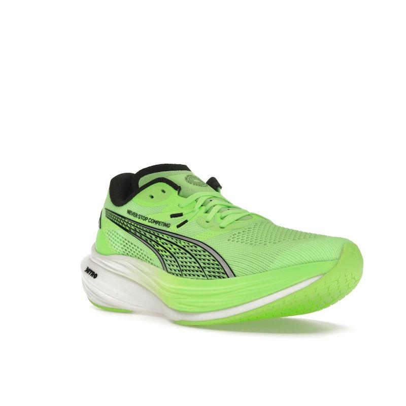 HYROX x Puma Deviate Nitro 3 Green Glare Мужские кроссовки Черные 311412-01
