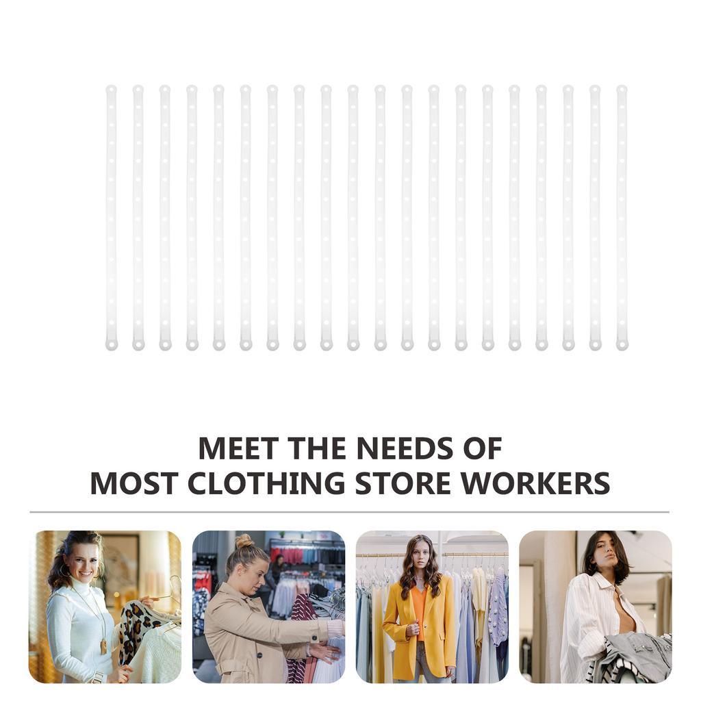 20 шт. соединительная полоса вешалка соединительная вешалка для пальто белые демонстрационные полоски пластиковые