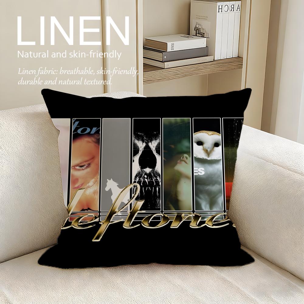 Music Deftones Cushion Cover Pillowcase Set Pcs x x Breathable Washable Sofa Cushion Cover