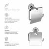 Toilet Paper Roll Holder for Bathroom, 304 Stainless Steel Toilet Paper Holder In Bathroom, Toilet Tissue Roll Holder for Bathroom