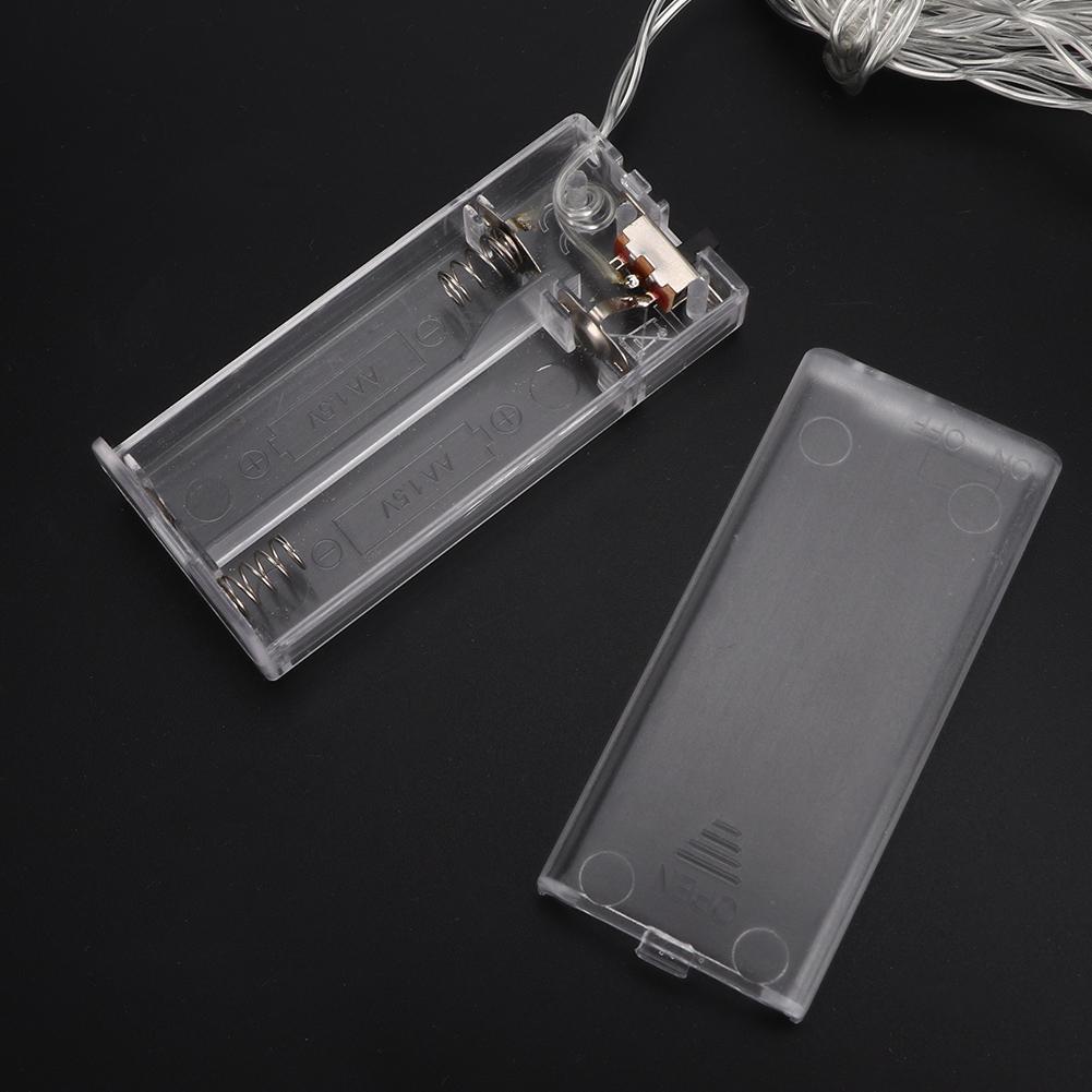 1.5m 10LED Milk White Bulb String Lights Decoration Lamp for House Courtyard Christmas Festival