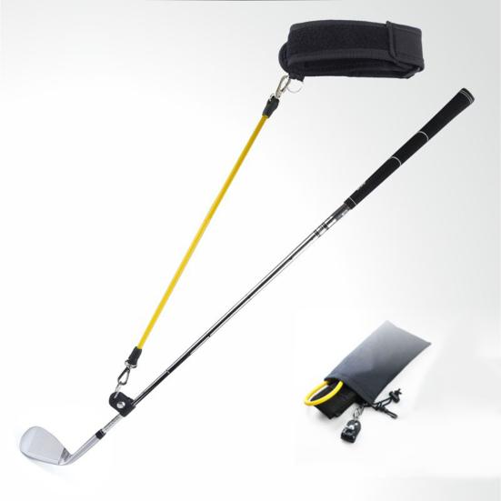 1 Набор Тренажер для гольф-свинга Гибкий Эргономичный Прочный Жесткий Правильная Постура Сила Свинга Эластичность Тренировочная Веревка Гольф Спорт