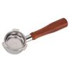 54mm Portafilter Bottomless Stainless Steel 3 Ear Wooden Handle Detachable Coffee Machine Accessory