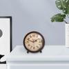 Silent Non Ticking Vintage Retro Type Analog Alarm Clock Home Gift Little Clock for Nursery NightStand Dining RoomKitchen