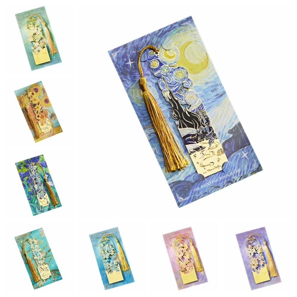 with Tassel Metal Hollow Bookmark Exquisite Reading Stationery  Book Lovers
