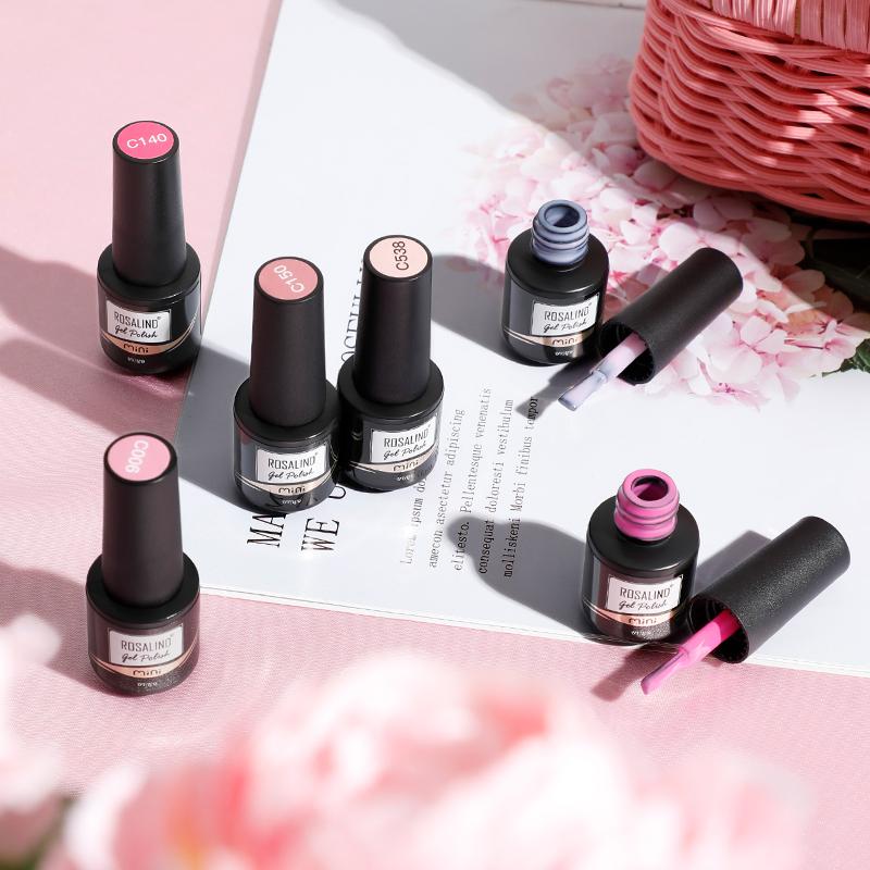 ROSALIND 107 цветов гель-лак для ногтей, полуперманентный гель-лак для ногтей, маникюр, дизайн ногтей, замачиваемый УФ-светодиодный гель-лак, гибридный лак