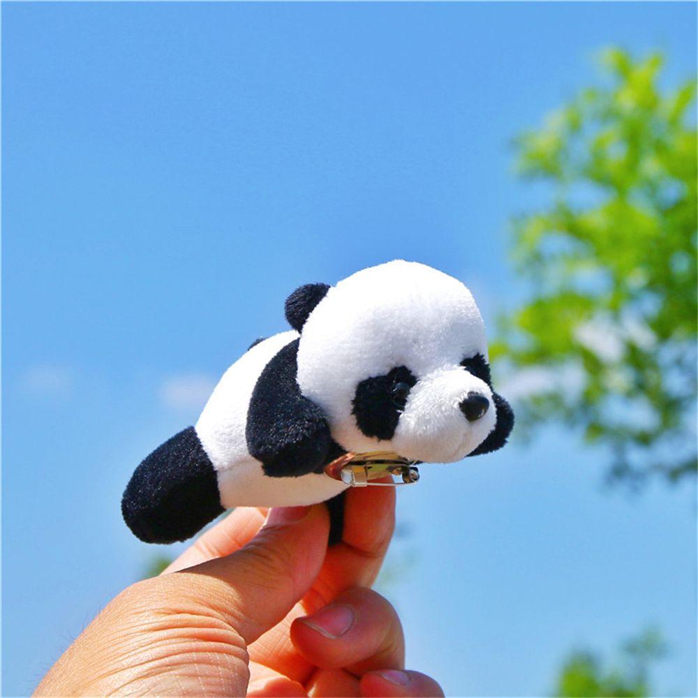 Girls Jewelry Cloth Accessories Cute Cartoon Plush Toy Lapel Pin Pins Animal Badge Panda Brooch
