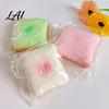 Soft Stress Ball Bread Butter Squeeze Toy Slow Rising Relief Realistic Anti-stress Toy Toast Sensory Fidget for Anxiety Birthday Party Gift,