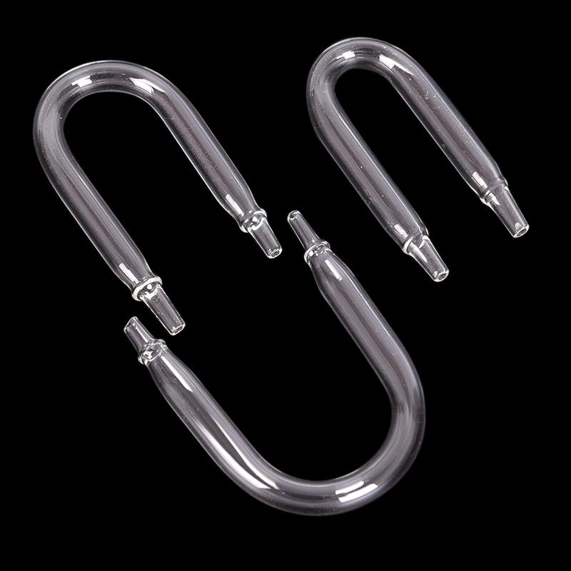 Диффузор Co2 для аквариума, обратный клапан U-образной стеклянной трубки S/M/L