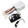 Electric Bicycles Conversion Kit 12V 500W Brushed Motor Controller with Foot Throttle Pedal for