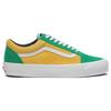 Vans Кроссовки унисекс OG Old Skool LX Off The Wall — зелено-желтые, разноцветные VN0A4P3X02I