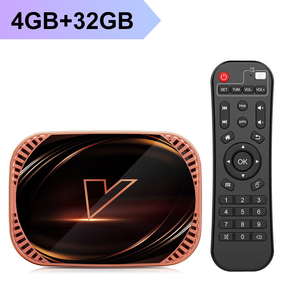 8K Smart TV Box VONTAR X4 Android 11.0 S905X4 Set Top Box 1000M Dual Wifi 4K 60fps AV1 Media Player