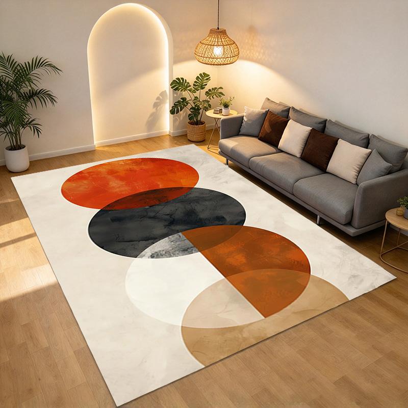 Circles Composition Living Room Nonslip Area Rug Soft Carpet For Bedroom Game Playroom Sofa Office Home Decor Doormat Christmas Gift C9261216