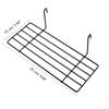 62KD Photo Wall Accessories Hanging Basket Wrought Iron Wall Decoration for Creative Shelf with Hooks