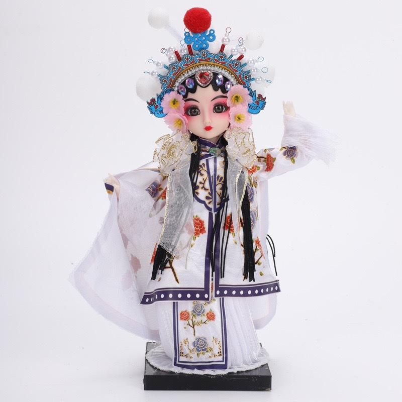 Q-Version Peking Opera Mini Doll, Chinese Traditional Character Home Decor Gift