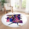 Yamal Round Floor Mat Design for Dormitory Study room Kitchen Balcony Antislip Round Carpet Office home decor Best for Christmas