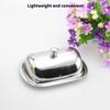 With Handle Cheese Box Container 304 Stainless Steel Metal Cheese Tray  Christmas Baking