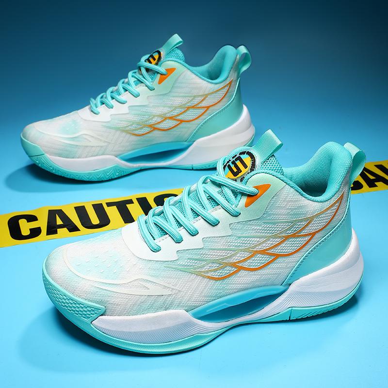 Мужские баскетбольные кроссовки летние сетчатые дышащие для подростков 12 лет учеников средней школы для реальных игр противоскользящие тренировочные специальные кроссовки 11