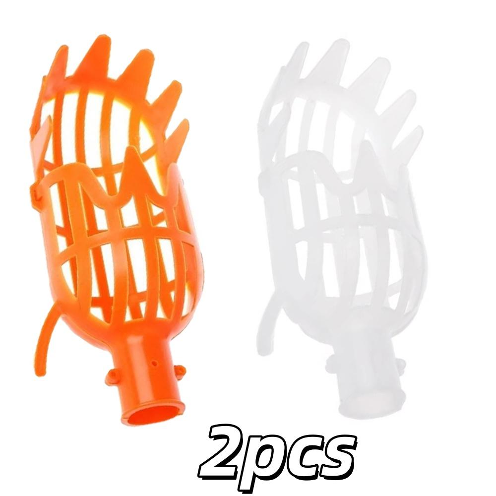 1/2 шт. Сборщик фруктов Садовый ручной инструмент Пластиковый захват для сбора яблок, водяники, цитрусовых, груш, персиков Ручные инструменты Сельскохозяйственные аксессуары