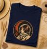 Japanese Space Cat T Shirt, Japanese Retro Graphic Tee, Minimalist Retro Kanji Tee, Japanese Vintage Graphic Tee, Lucky Kanji Minimalist Tee