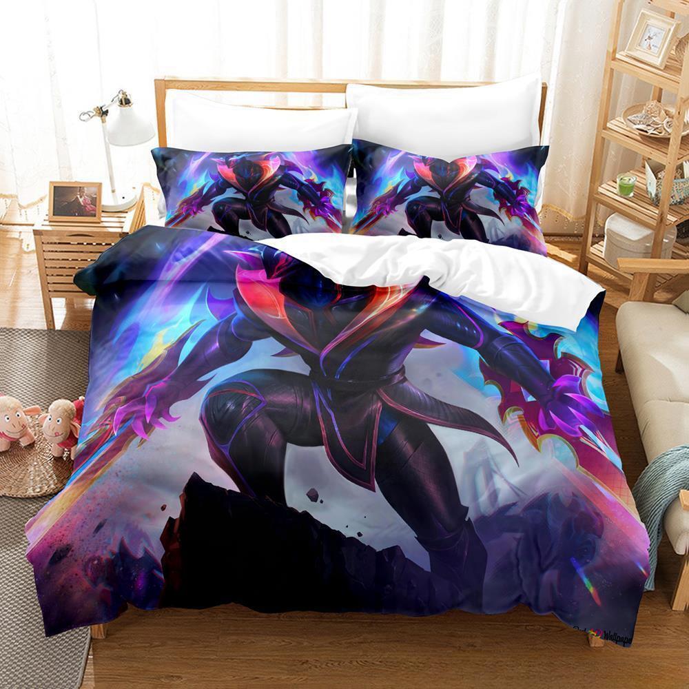 3d Print Game Anime League of Legends ZED Bedding Set Single Twin Full Queen King Size Bed Set Adult Kid Bedroom Duvetcover Sets