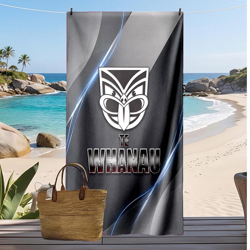 Пляжное полотенце с принтом Wigan Warriors Мягкое Портативное Быстросохнущее?Сухое полотенце для бассейна, летнего отпуска, активного отдыха на природе