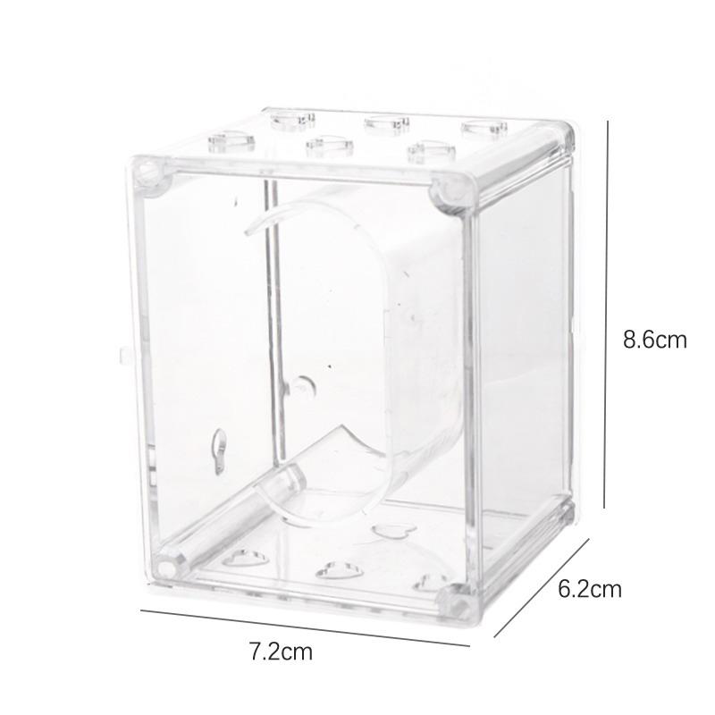 Прозрачный пластиковый квадратный держатель для хранения умных электронных часов, защитная коробка для дисплея для студенческих подарков