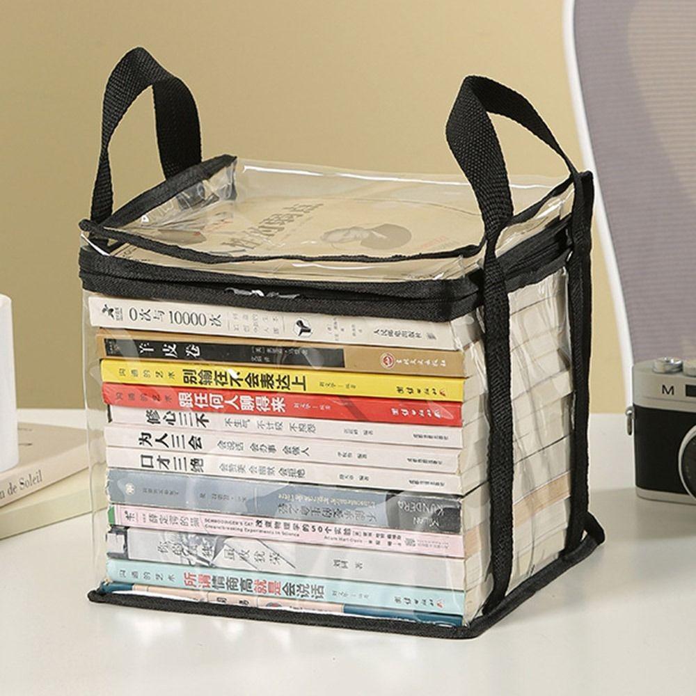 Складной чехол на молнии, штабелируемый контейнер для сбора, портативная сумка для хранения комиксов, студенческая сумка