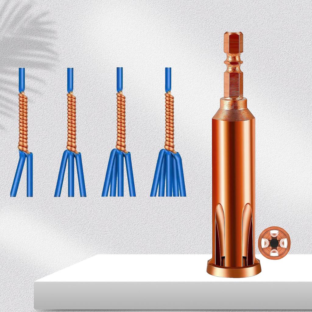 Automatic Peeling And Doubling Device for Electrician Steel Wire Twisting Tool Wire Stripper Tool