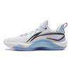 Баскетбольные кроссовки Li Ning Flashing Ling Fabric Shock Absorbing Durable Low Top Men sketball shoes White Blue ABPU001-2