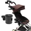 Rotating 2 in 1 Stroller Cup Holder Universal Trolley Drinks Holder  Bicycle