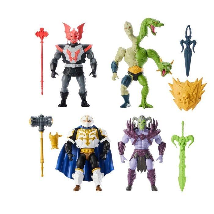 MATTEL Masters of the Universe Exclusive Pack of 4 Origins Figures 14 Cm