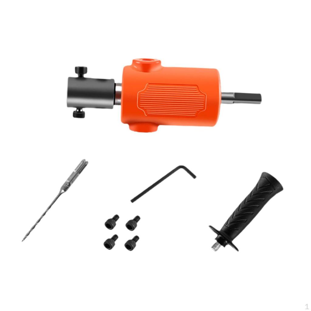 Electric Drill To Hammer Adapter Conversion Tools Convenient Non Slip Portable with Bit Chuck